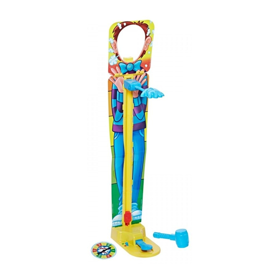 Hasbro Gaming Rocket Games PieFace Sky High! Quick Start Manual