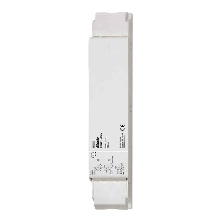 Eltako FDG71L-230V - Wireless DALI Gateway Manual