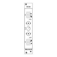 Bluebell BC364 Operation Manual