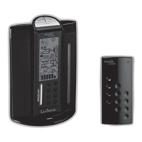 LEXIBOOK MeteoClock SM2000 Instruction Manual