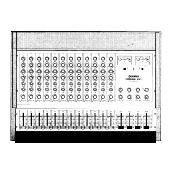 Yamaha PROFESSIONAL M508 Owner's Manual