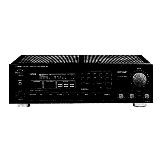 ONKYO TX-7630 SERVICE MANUAL Pdf Download | ManualsLib