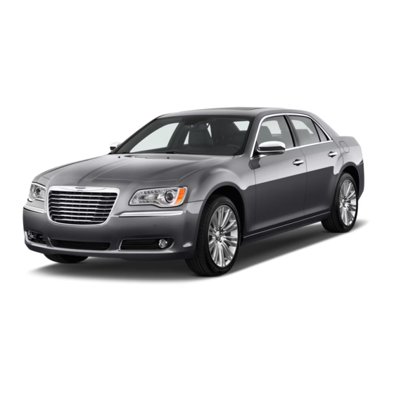 Chrysler 2012 LX 300 Owner's Manual