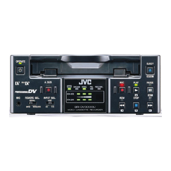 JVC BR-DV3000E Instruction Manual