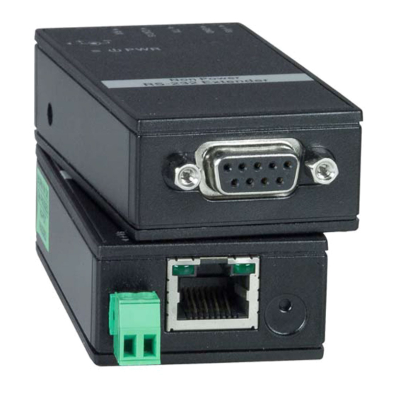 NTI XTENDEX Series ST-C5RS-LCRS232 Installation And Operation Manual