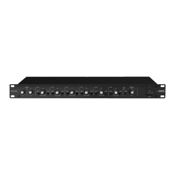 Stageline LMS-808 Instruction Manual