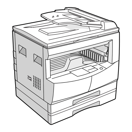Sharp AL-1640 Service Manual