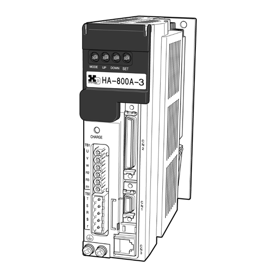 HarmonicDrive H A - 800A Manual