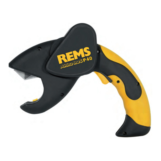 REMS  AKKU-ROS P 40 Instruction Manual