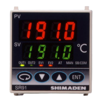 Shimaden SR90 series Instruction Manual