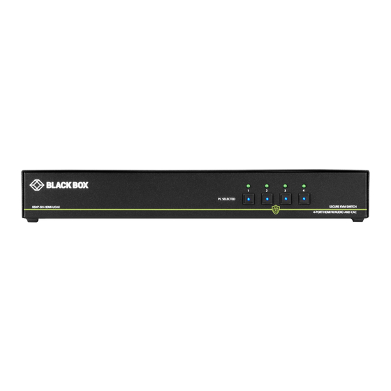 Black Box SS2P-SH-HDMI-U User Manual