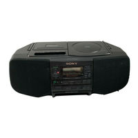 Sony CFD-S33 - Cd Boombox Service Manual