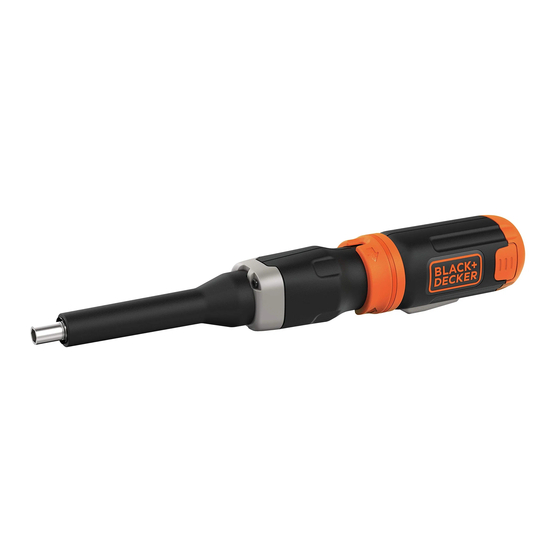 Black and decker cordless screwdriver manual sale