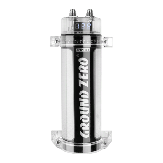 Ground Zero TITANIUM GZTC 1.0FX Quick Start Manual