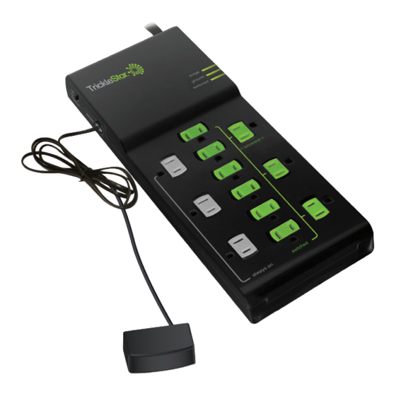 TrickleStar Advanced PowerStrip+ Quick Start Manual/Instruction Manual