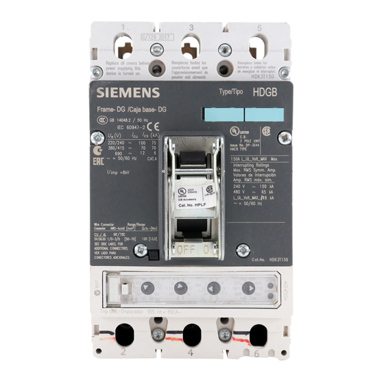 Siemens DG Manuals