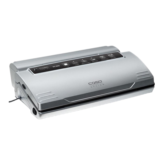 Braukmann CASO DESIGN VC300 Pro Instruction Manual