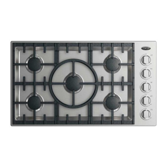 Fisher & Paykel DCS CDV2365N Gas Cooktop Manuals