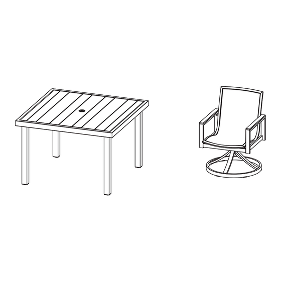 Agio 1713426 Assembly And Care Instructions