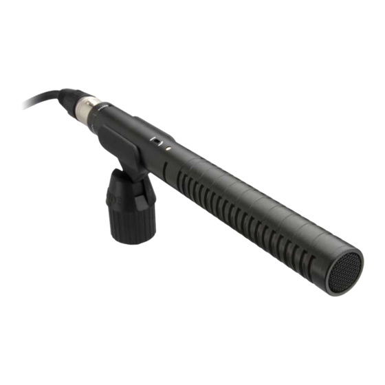 RODE Microphones NTG1 Quick Start Manual