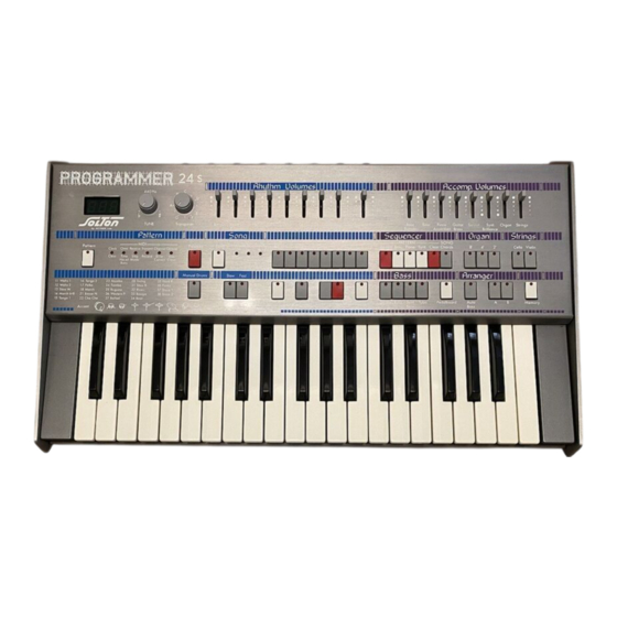 KETRON SolTon PROGRAMMER 24S Instruction Manual
