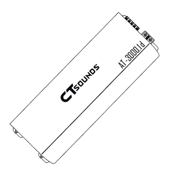 CT Sounds ATv2-2300.1D User Manual