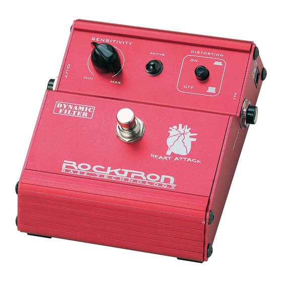 Rocktron HEART ATTACK Instruction Manual