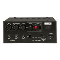 Ahuja PA-400DS Operation Manual