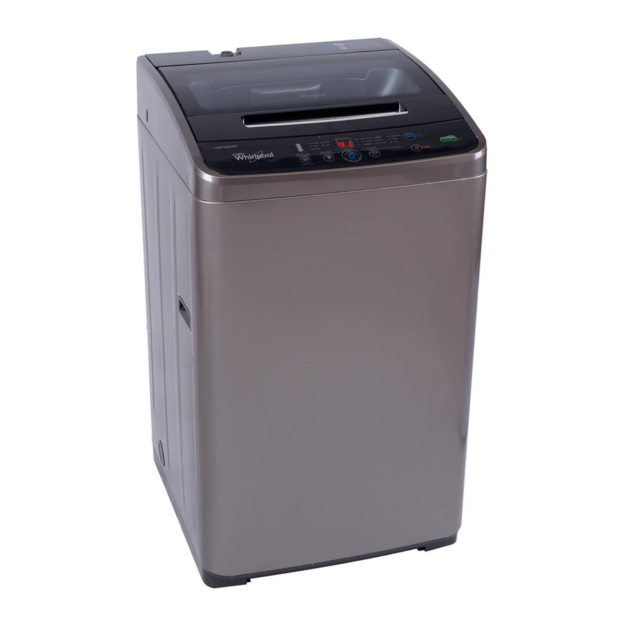 Whirlpool LSP1080GP Instruction Manual