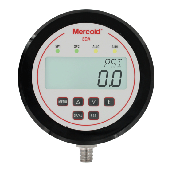 Mercoid EDA series Installation And Operating Instructions Manual