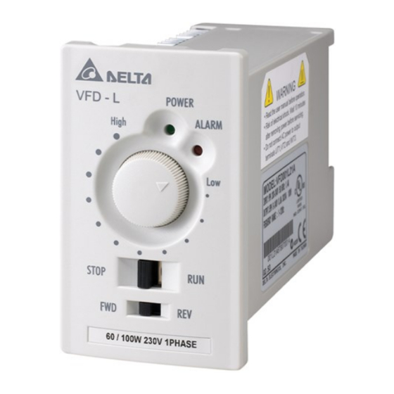 Delta VFD-L User Manual