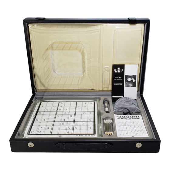Sharper Image CG100 Instructions Manual