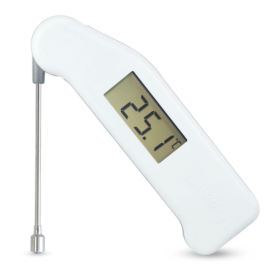 ETI Thermapen Blue with Bluetooth IE Wireless Technology Operating Instructions