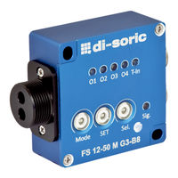 Di-Soric FS 12-50 M G3-B8 User Manual