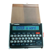 Franklin Spelling Ace SA-207A User Manual