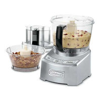 Cuisinart CH-4DC - Die-Cast Elite Collection Chopper/Grinder Instruction Booklet