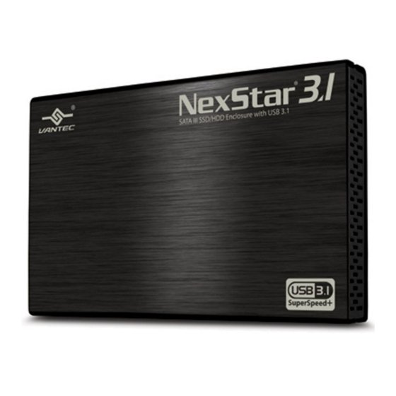 Vantec NexStar 3.1 Installation Manual