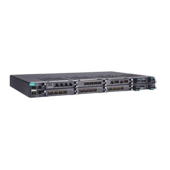 Moxa Technologies PT-G7728 Series Quick Installation Manual