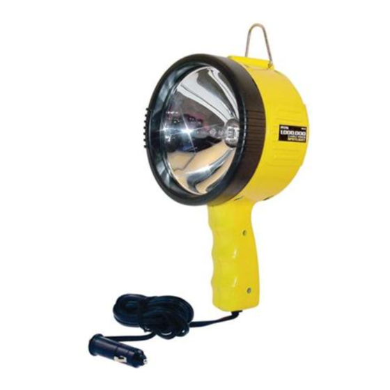 Vector SPORTSPOT 1,000,000 CANDLE POWER SPOTLIGHT Owner's Manual & Warranty Information
