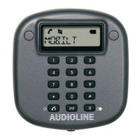 Audioline DECT-Mobilteil Operating Instructions Manual