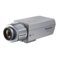 Panasonic WVCP284 - COLOR CCTV CAMERA Operating Instructions Manual