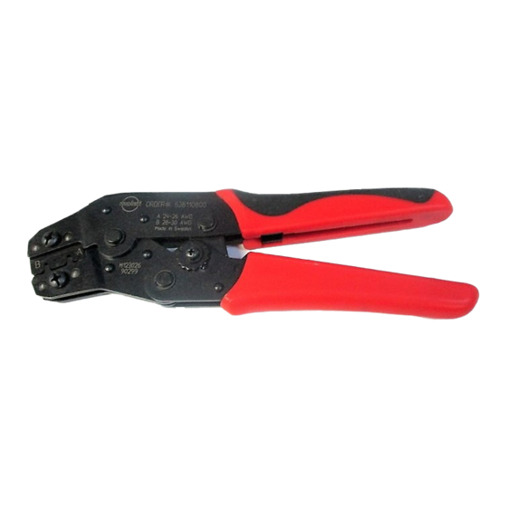 molex 63811-0300 Operating Instructions
