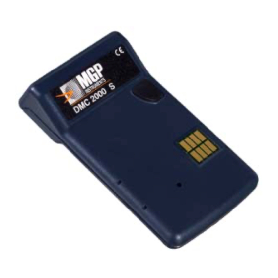 MGP DMC 2000 S User Manual