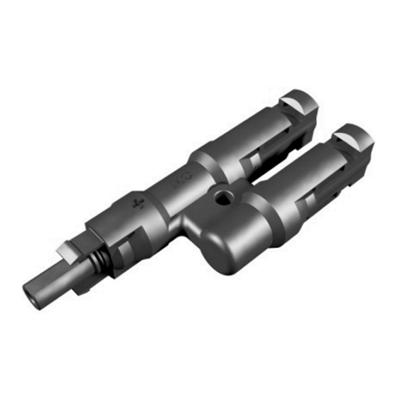 Staubli MC Multi-Contact PV-AZS4 Assembly Instructions
