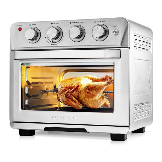 Ovente OFM2025 Series Quick Start Manual