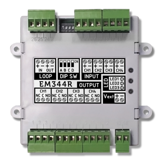 INIM EM3xx Quick Start Manual