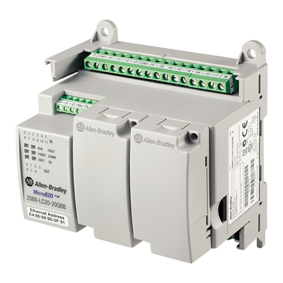 Rockwell Automation Allen-Bradley Micro820 User Manual