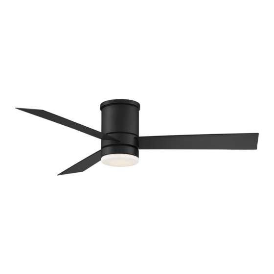 Modern Forms Axis 52 Flush Installation Instructions Manual