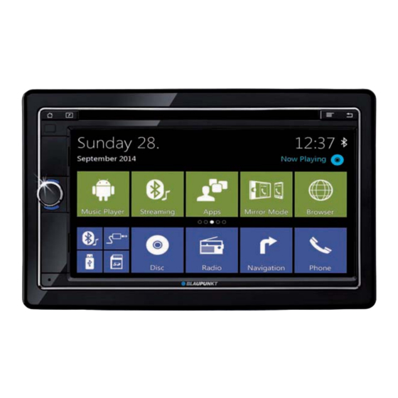 Blaupunkt CAPE TOWN 945 Operating Instructions Manual