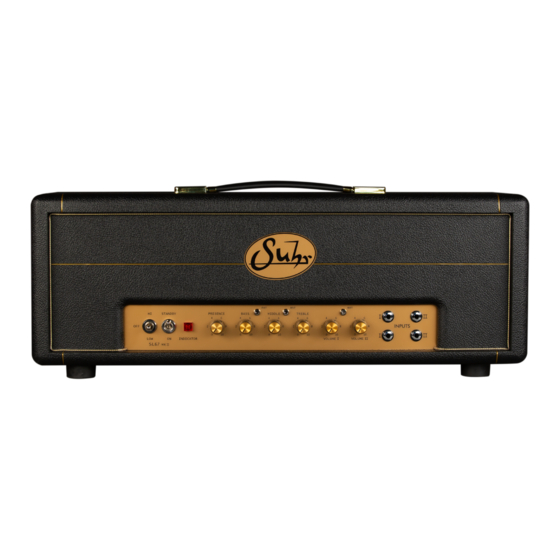 Suhr SL-67 MkII HAND WIRED User Manual